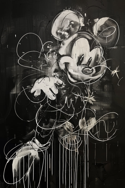 Mickey Mouse- plexiglas schilderij - kunst