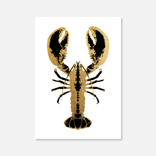 Lobster Glam Art Poster- plexiglas schilderij - kunst