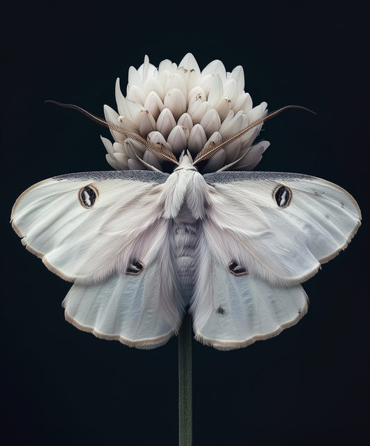Moth - Bloemen schilderij- plexiglas schilderij - kunst