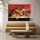 Table of Luxury - Bloemen schilderij- plexiglas schilderij - kunst